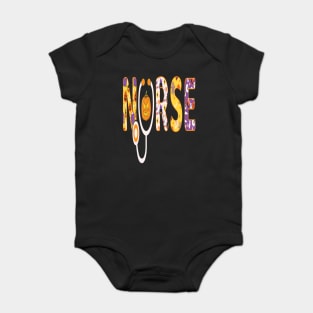 Halloween Nurse Nursing Health Worker Baby Bodysuit